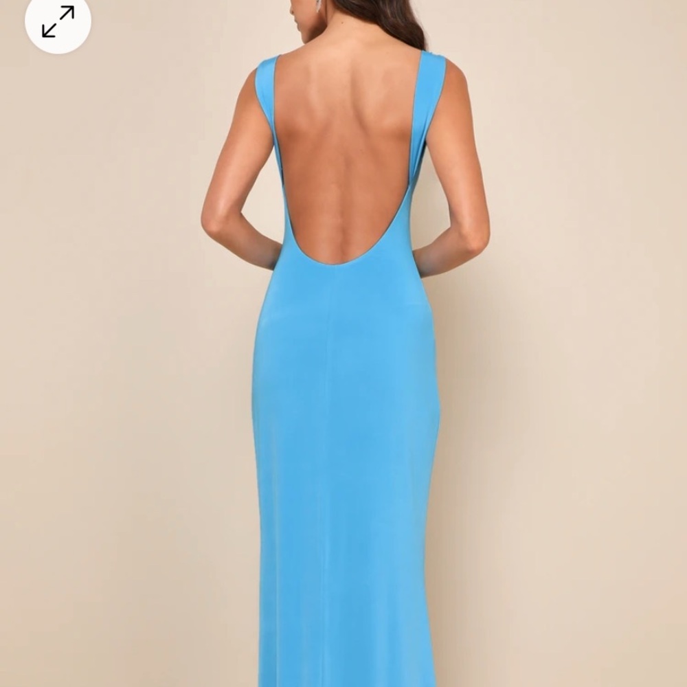 Electric blue dress, size small!